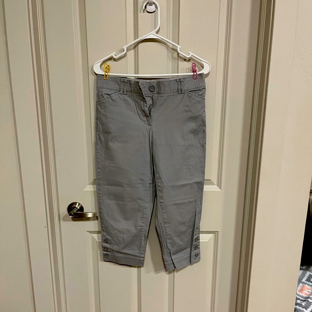Grey dress pant/capris